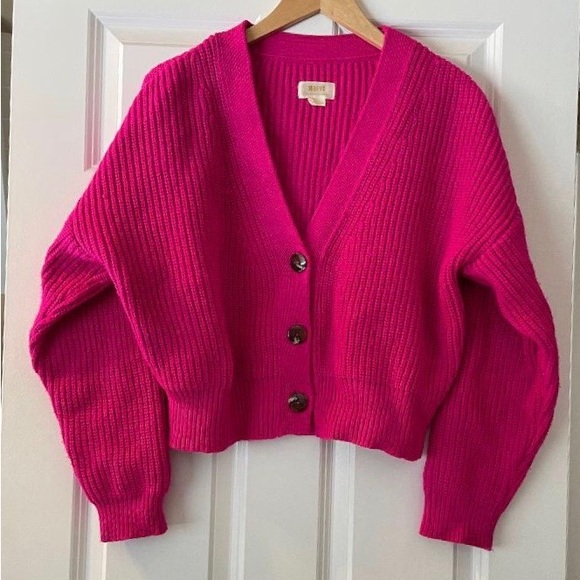 Anthropologie Maeve Cropped Cardigan - Picture 2 of 3